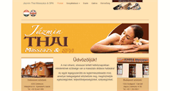 Desktop Screenshot of jazmin-thai-masszazs.hu